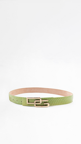 Dolce & Gabbana Leather Snakeskin Belt