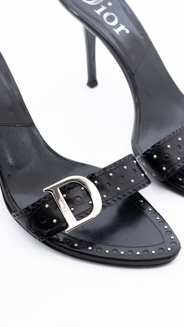 Dior Leather Stud Heels