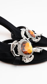 Giuseppe Zanotti Rhinestone Crab Heels - EU 37