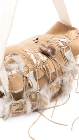 John Galliano Shearling Bag