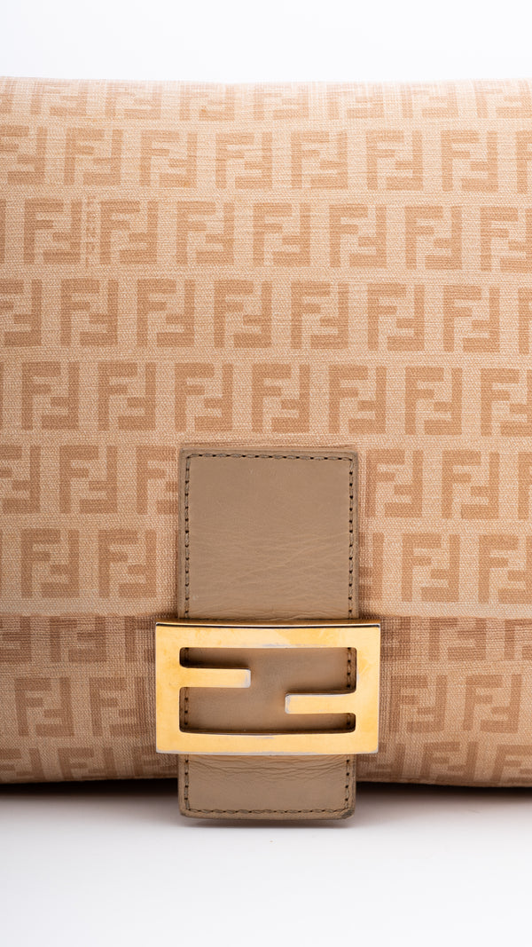Fendi Beige Zucchino Mamma Baguette