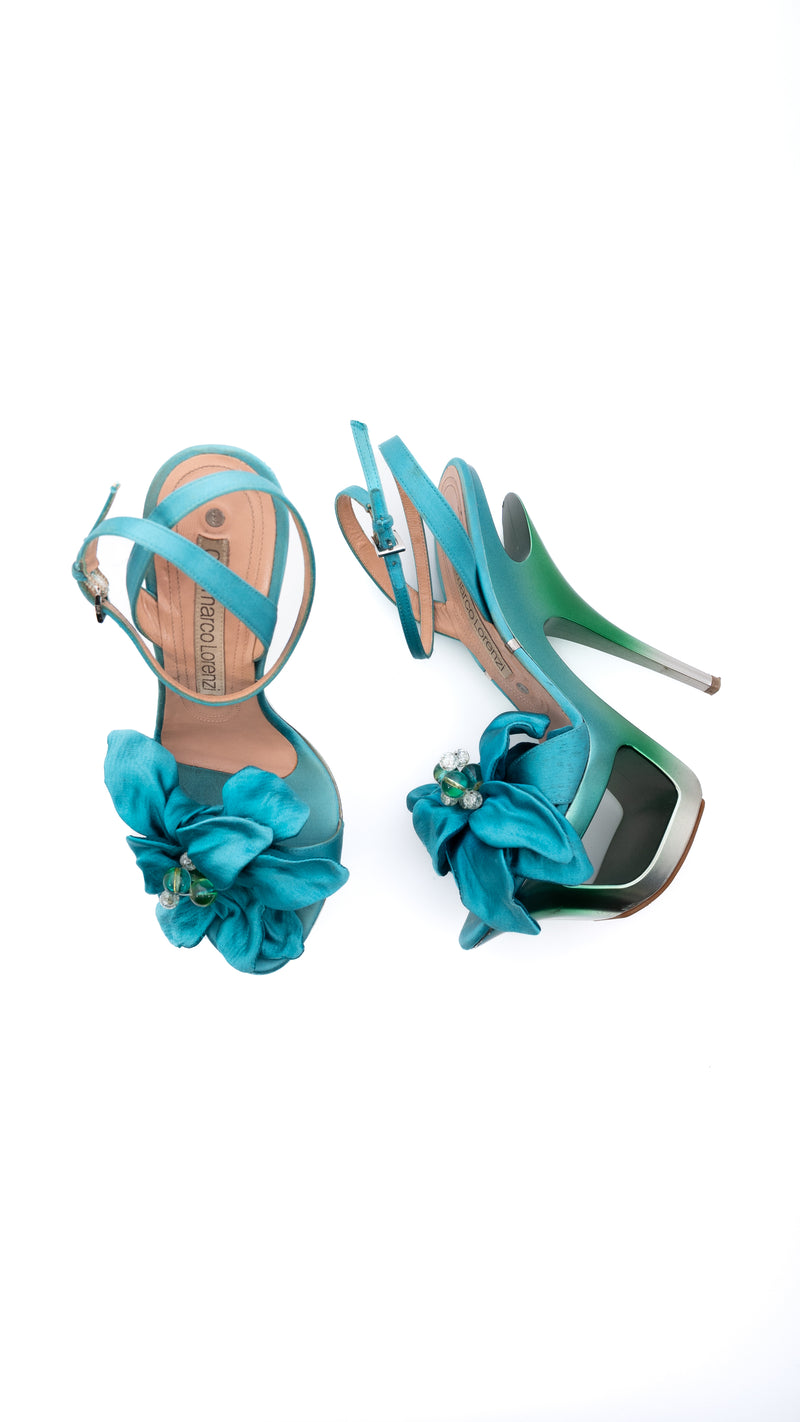 Gianmarco Lorenzi Flower Heels