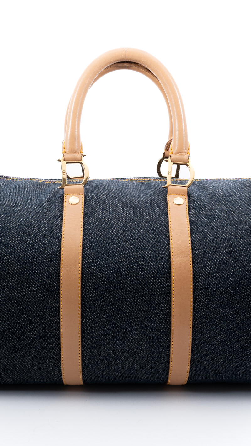 Dior Denim Bowler Bag