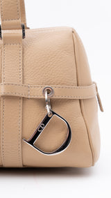 Dior Calfskin Leather Spell Out Shoulder Bag