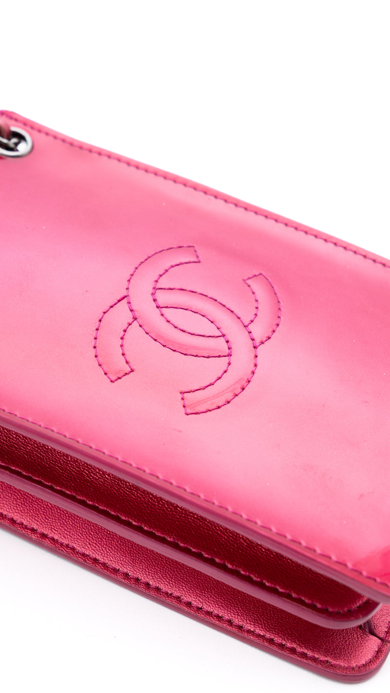 Chanel Patent Leather CC Chain Shoulder Bag