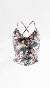 Dior Tattoo Print Cami Top