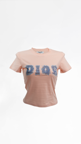 Dior Denim Logo T-shirt