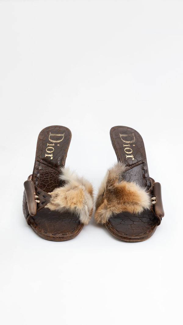 Dior Fur Heels