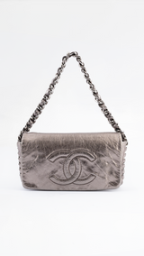 Chanel CC Metallic Chain Flap Bag