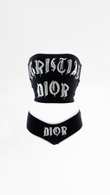 Dior Gothic Bandeau Bikini