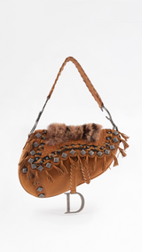 Dior Fur Saddle Bag