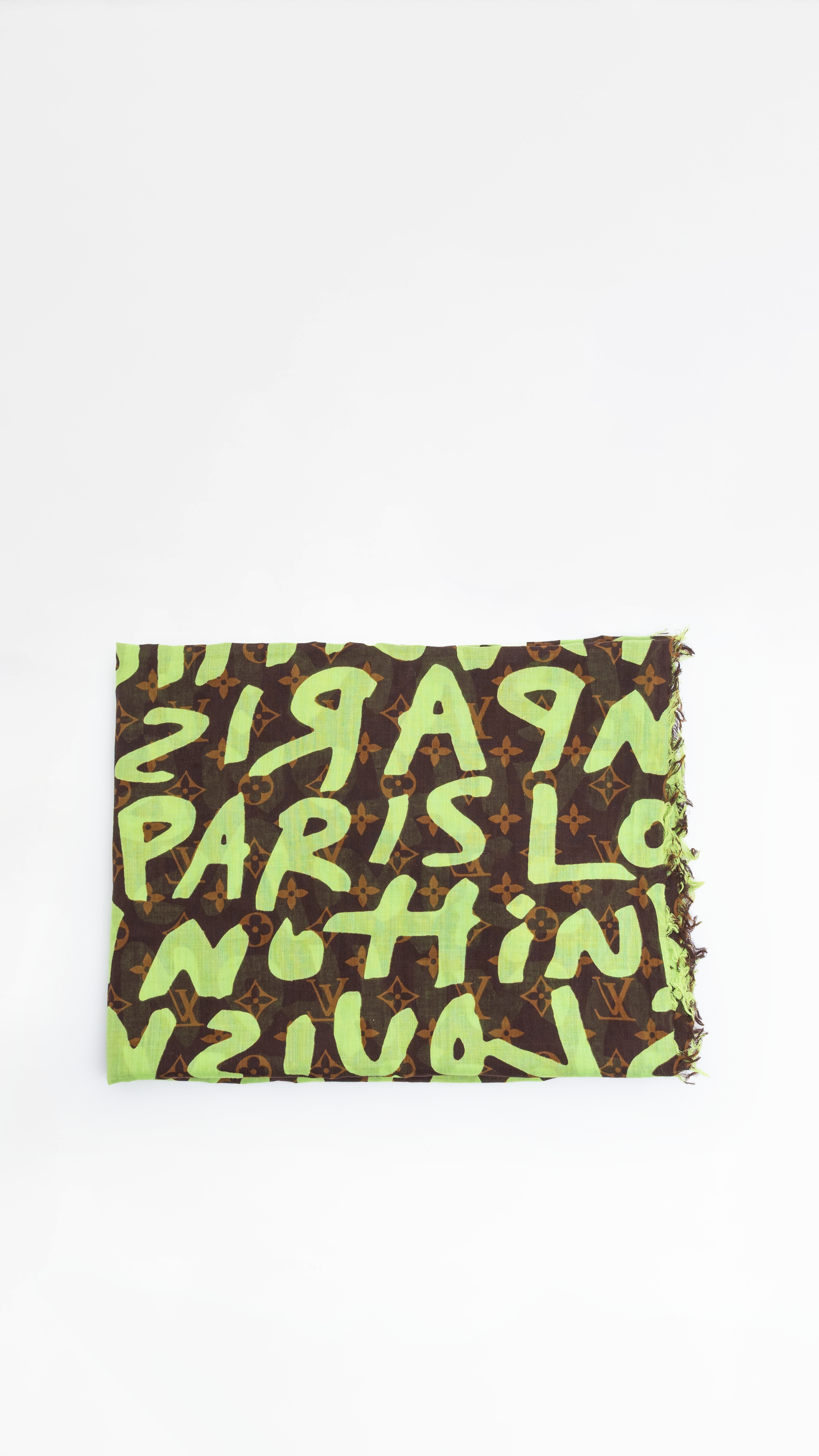 Louis Vuitton X Stephen Sprouse Monogram Graffiti Scarf – Jean Vintage