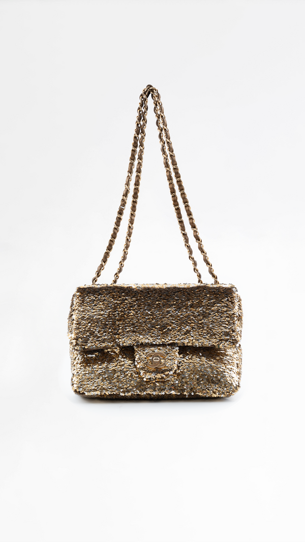 Chanel Sequin Medium Classic Flap Bag