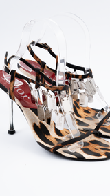 Dior Dog Tag Heels - EU 38
