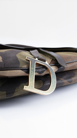 Dior Camo Saddle Bag
