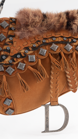 Dior Fur Saddle Bag