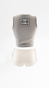 Chanel CC Sport Top and Shorts Set
