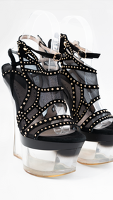 Versace Mesh Platform Wedges - EU 37