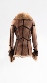 Roberto Cavalli Fur Shearling Leather Jacket - RARE