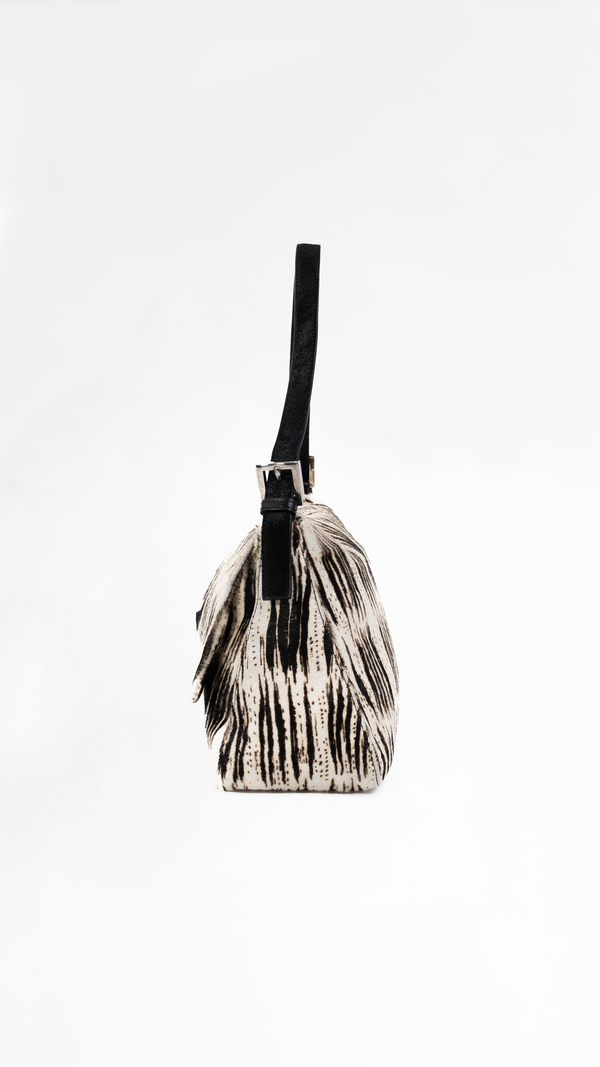 Fendi Pony Hair Mamma Baguette Bag