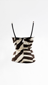 Dolce & Gabbana Zebra Print Tank Top