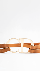 Dior Leather XL 'CD' Logo Belt - RARE