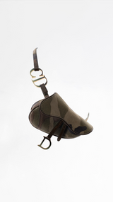Dior Camo Mini Saddle Belt Bag