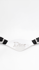 Dior Leather Logo Choker