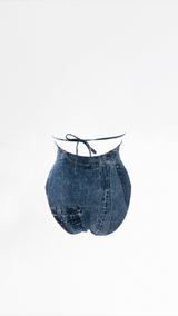 Dior Miss Diorella Trompe L'oeil Halter Swimsuit