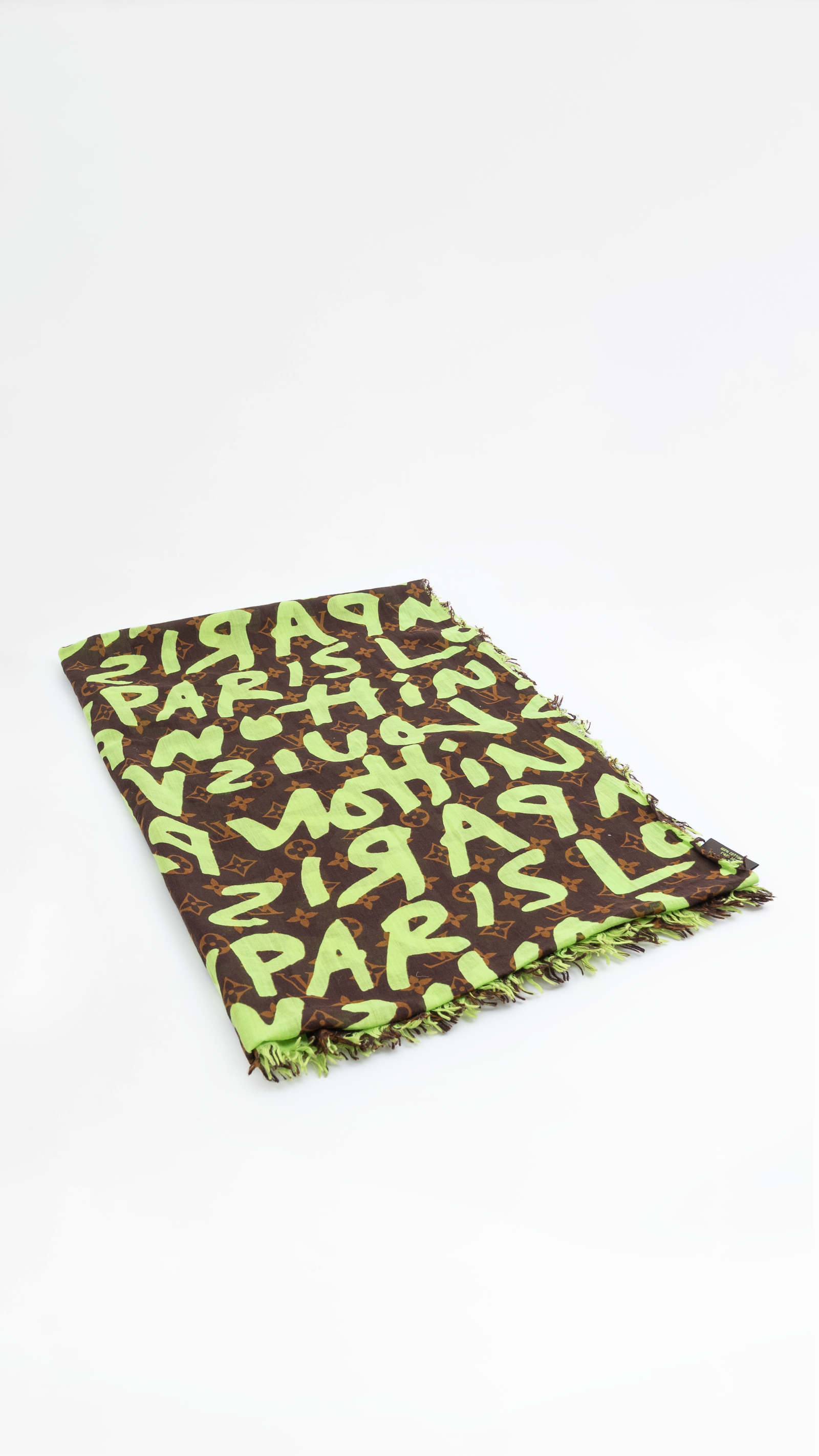 Louis Vuitton X Stephen Sprouse Monogram Graffiti Scarf – Jean Vintage