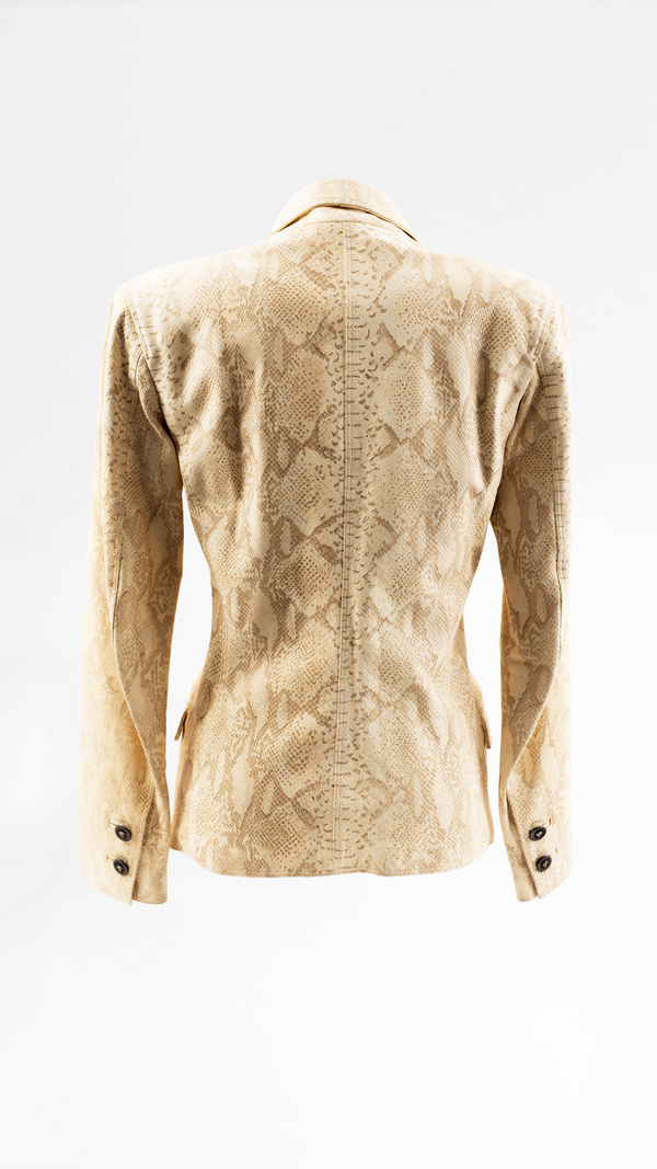 Versace Snakeskin Blazer Jacket