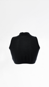 Chanel CC Knit Crop Top