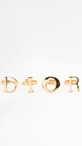 Dior Spell Out Rings