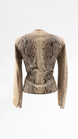 Vintage Python Leather Jacket