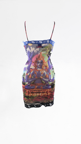 Jean Paul Gaultier Hindu Shiva Mesh Dress