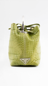 Prada Cleo Crocodile Mini Bag