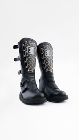 Chanel Leather Motocross Boots - EU 36 RARE