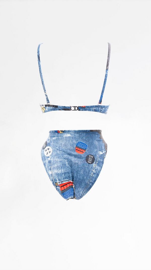 Dior Speedway Denim Bikini