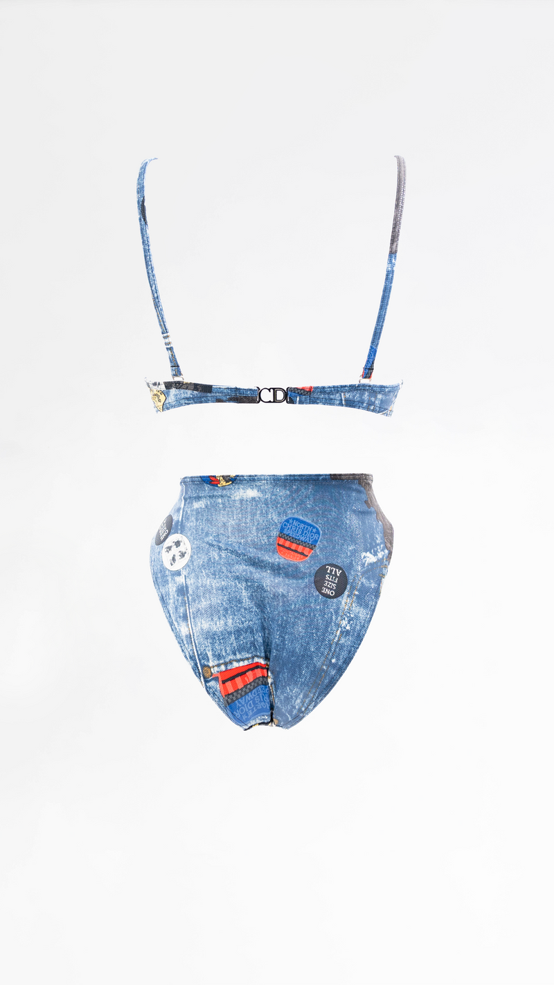 Dior Speedway Denim Bikini