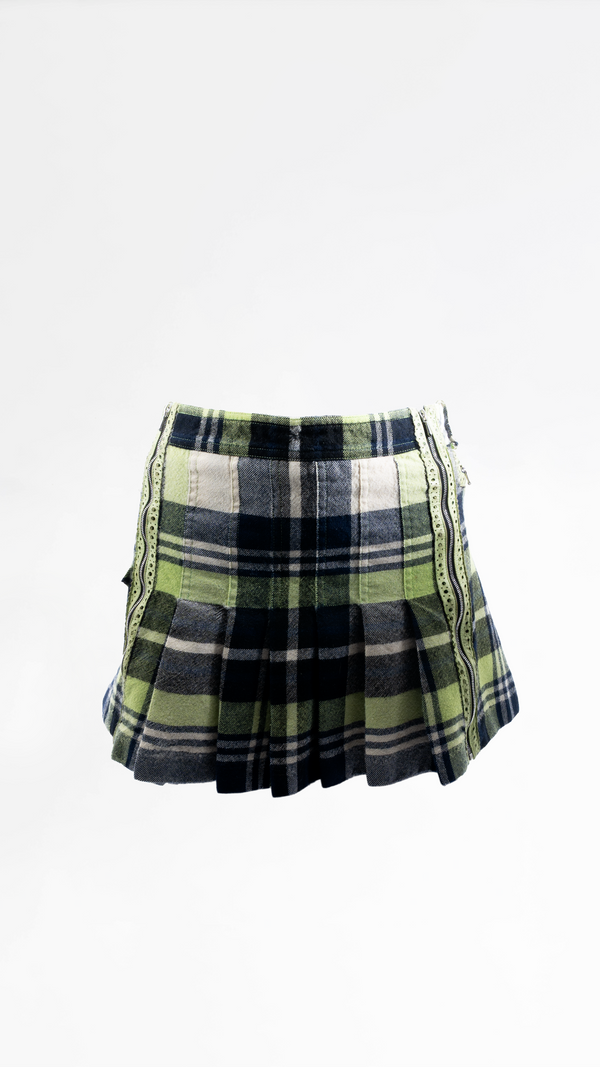 Dior Plaid Mini Skirt