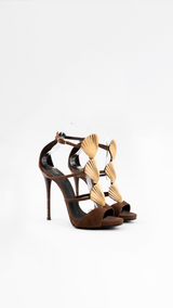 Giuseppe Zanotti Intriigo Shell Heels - EU 37.5