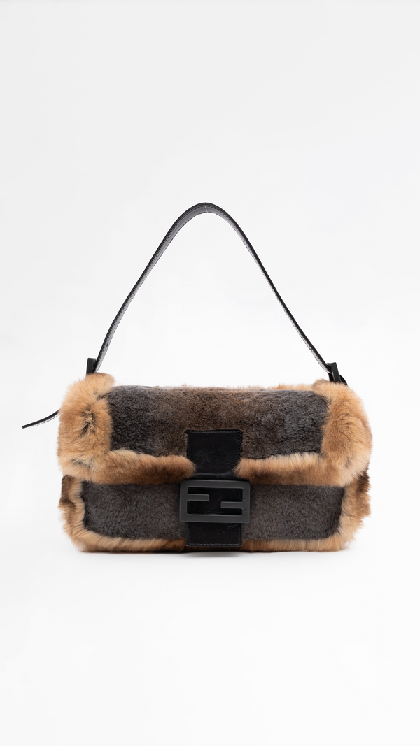 Fendi Fur Baguette Bag