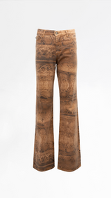 Cavalli Snakeskin Trousers