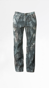 Roberto Cavalli Snake Print Trousers