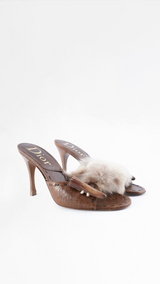 Dior Fur Heels - EU 38.5