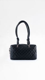 Chanel Quilted Leather Cambon Ligne Bowler Bag