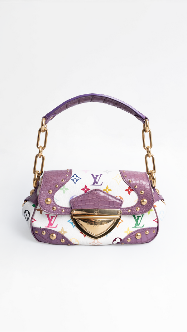Louis Vuitton X Takashi Murakami Monogram Croc Marilyn Bag