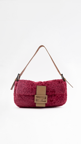 Fendi Shearling Baguette