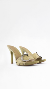 Dior Snakeskin Heels - EU 34