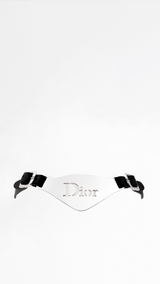 Dior Leather Logo Choker
